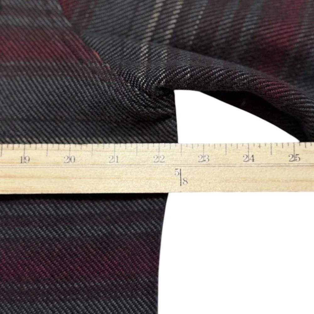 KUHL Disordr Brick Charcoal Mens M Heavyweight Flannel Shirt Jacket - Picture 4 of 10